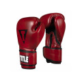 Рукавички тренувальні TITLE Blood Red Leather Sparring Gloves