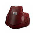 Пояс тренера TITLE Boxing Blood Red Leather Body Protector