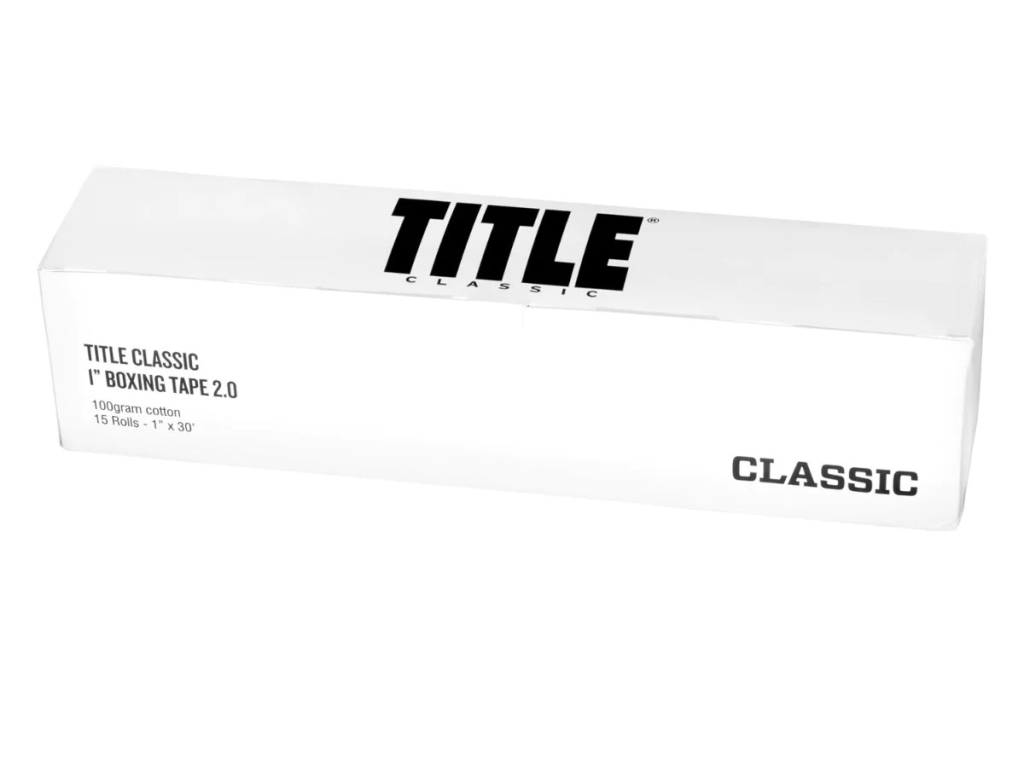 Тейпи (лейкопластир для тейпування) TITLE Classic 1-inch Boxing Tape 2.0
