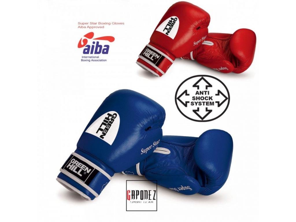 Рукавички боксерські GREEN HILL Super Star AIBA