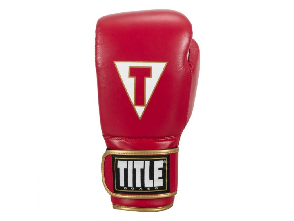 Перчатки тренировочные TITLE Boxeo Mexican Leather Training Gloves Quatro
