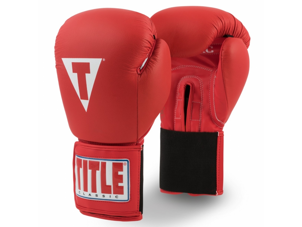 Рукавички тренувальні TITLE Classic Leather Elastic Training Gloves