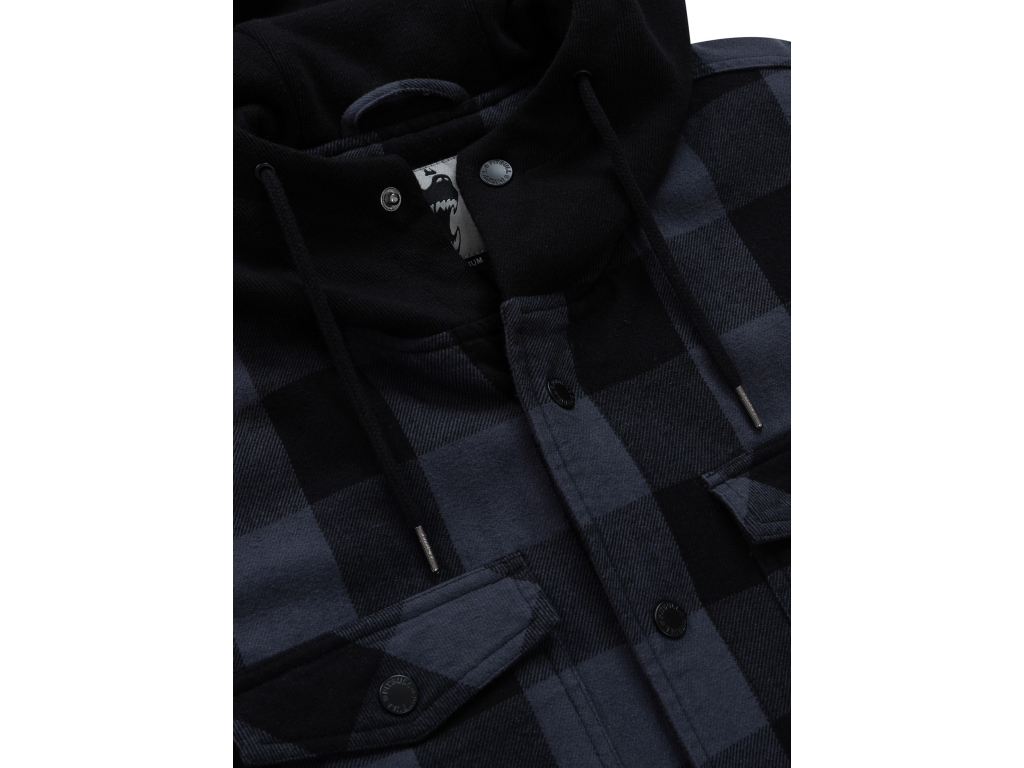 Сорочка фланелева утеплена з капюшоном PIT BULL Pioneer