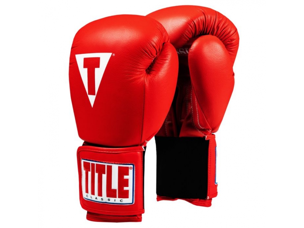 Рукавички тренувальні TITLE Classic Leather Elastic Training Gloves