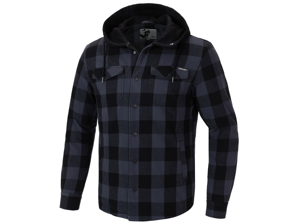 Сорочка фланелева утеплена з капюшоном PIT BULL Pioneer