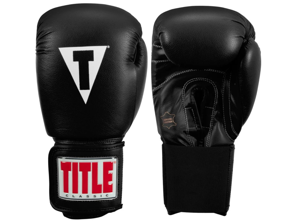 Рукавички тренувальні TITLE Classic Leather Elastic Training Gloves